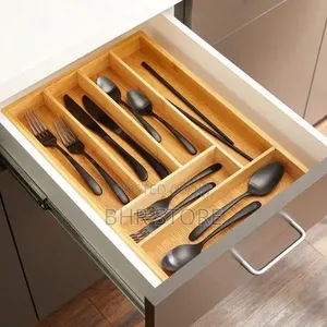 Wooden Cutlery Organizer for Drawers