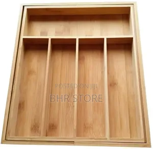Wooden Cutlery Organizer for Drawers