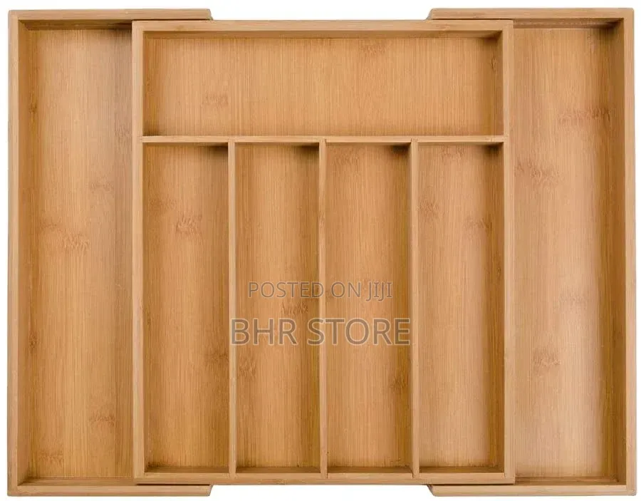 Wooden Cutlery Organizer for Drawers