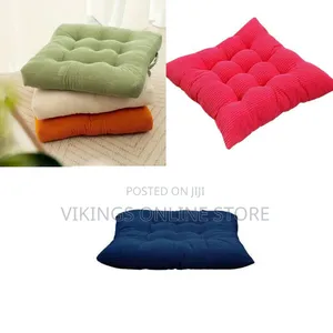 Chair Cushion With Ties, Nonslip Tufted Seat Cushions Kitchen Dining