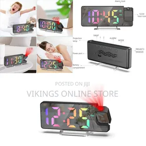 Bedroom Ceiling Digital Projection Alarm Clock With Temperature