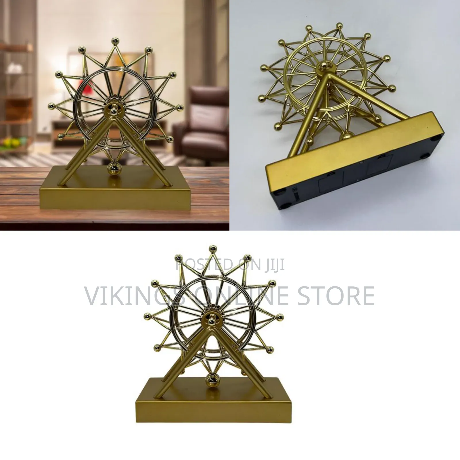 Schmick Ferris Wheel Perpetual Motion Device - Kinetic Toy for Table