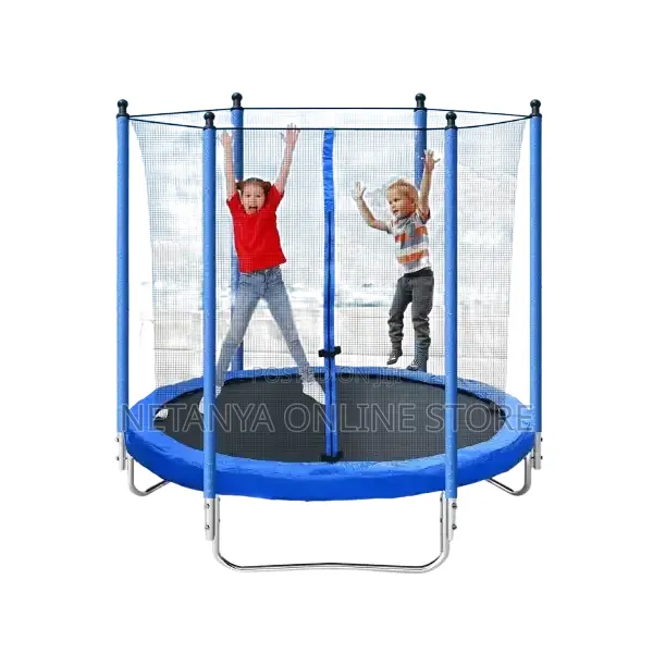 8ft Trampoline With Safety Enclosure
