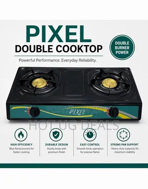Double Gas Stove Burner Stainless Steel