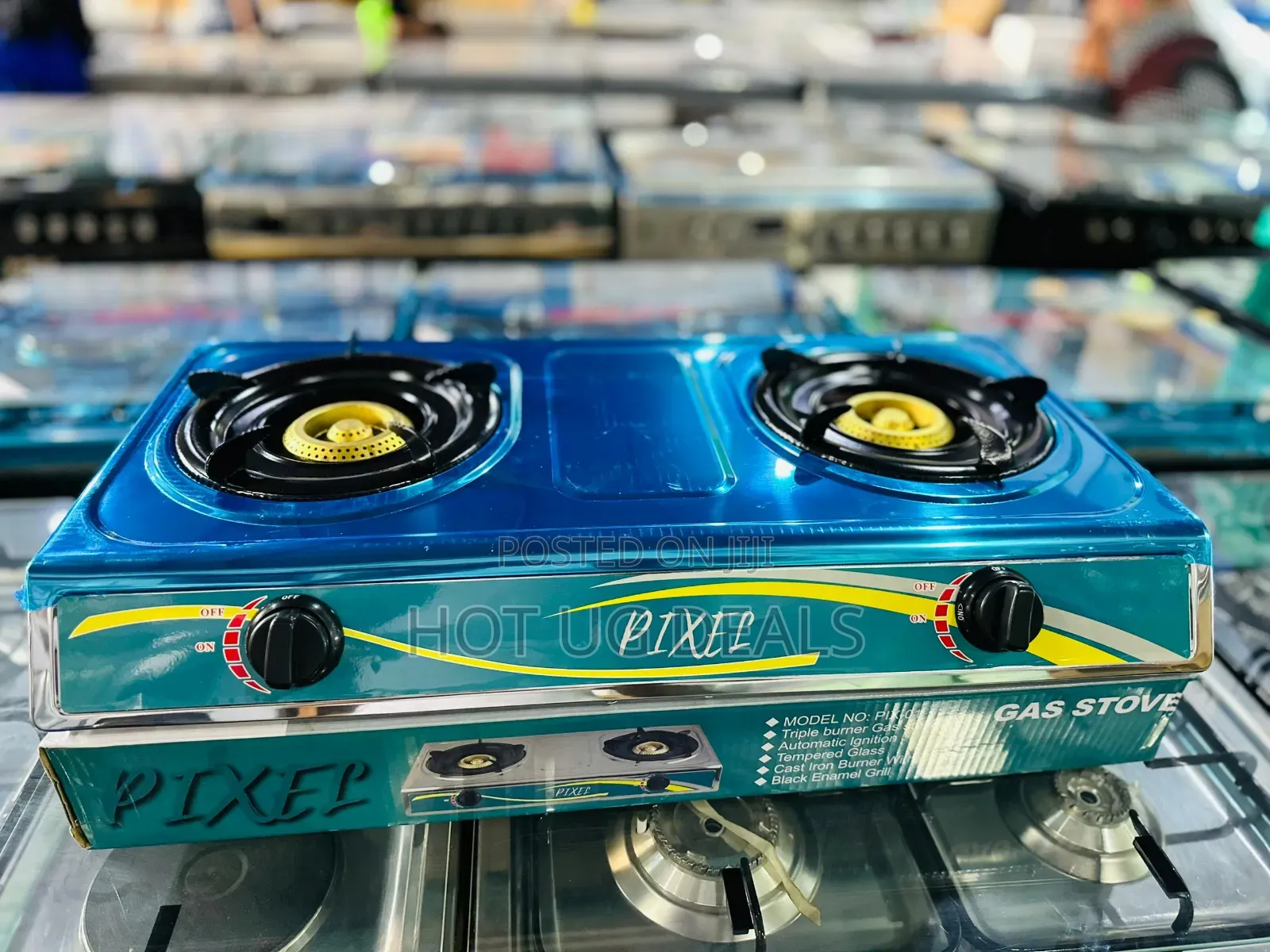 Double Gas Stove Burner Stainless Steel
