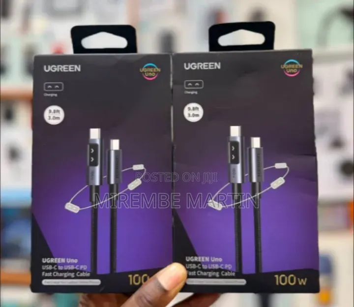UGREEN Uno USB C to USB C Cable 100W Fast Charging Cable