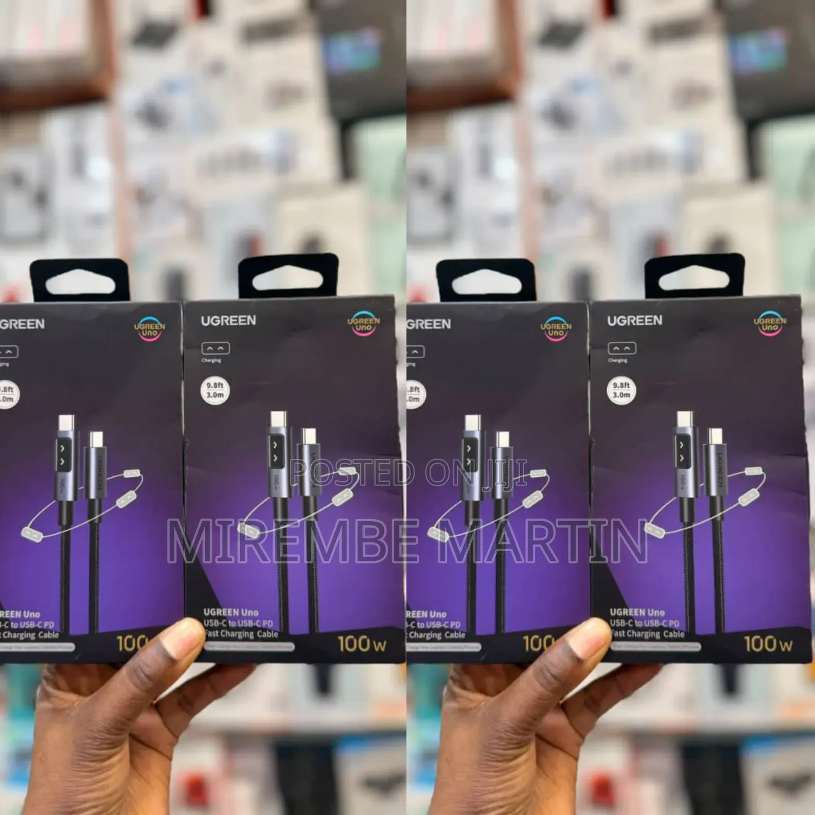 UGREEN Uno USB C to USB C Cable 100W Fast Charging Cable