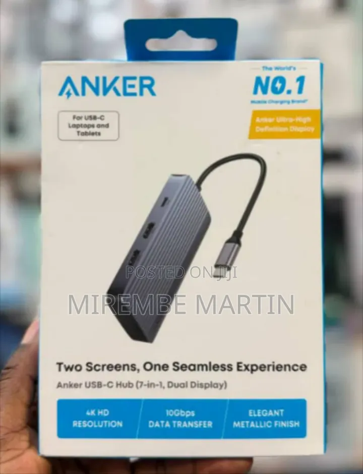 Anker 7-in-1 USB-C Hub (Dual Display)