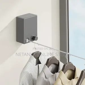 Adjustable 4.2m Wall Mounted Clothes Drying Line
