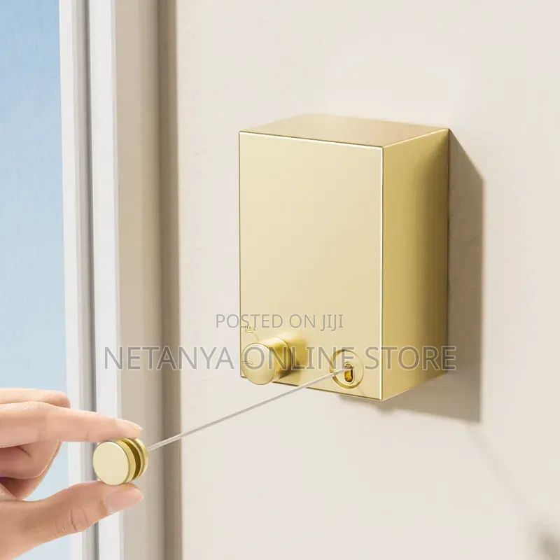 Adjustable 4.2m Wall Mounted Clothes Drying Line