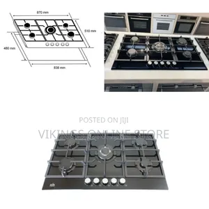 Ceramic Table Top Glass Gas Hob 5 Burner Bulb Built-in Hob With Wok
