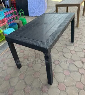 130cm by 80cm Rectangular Plastic Table Plastic Table