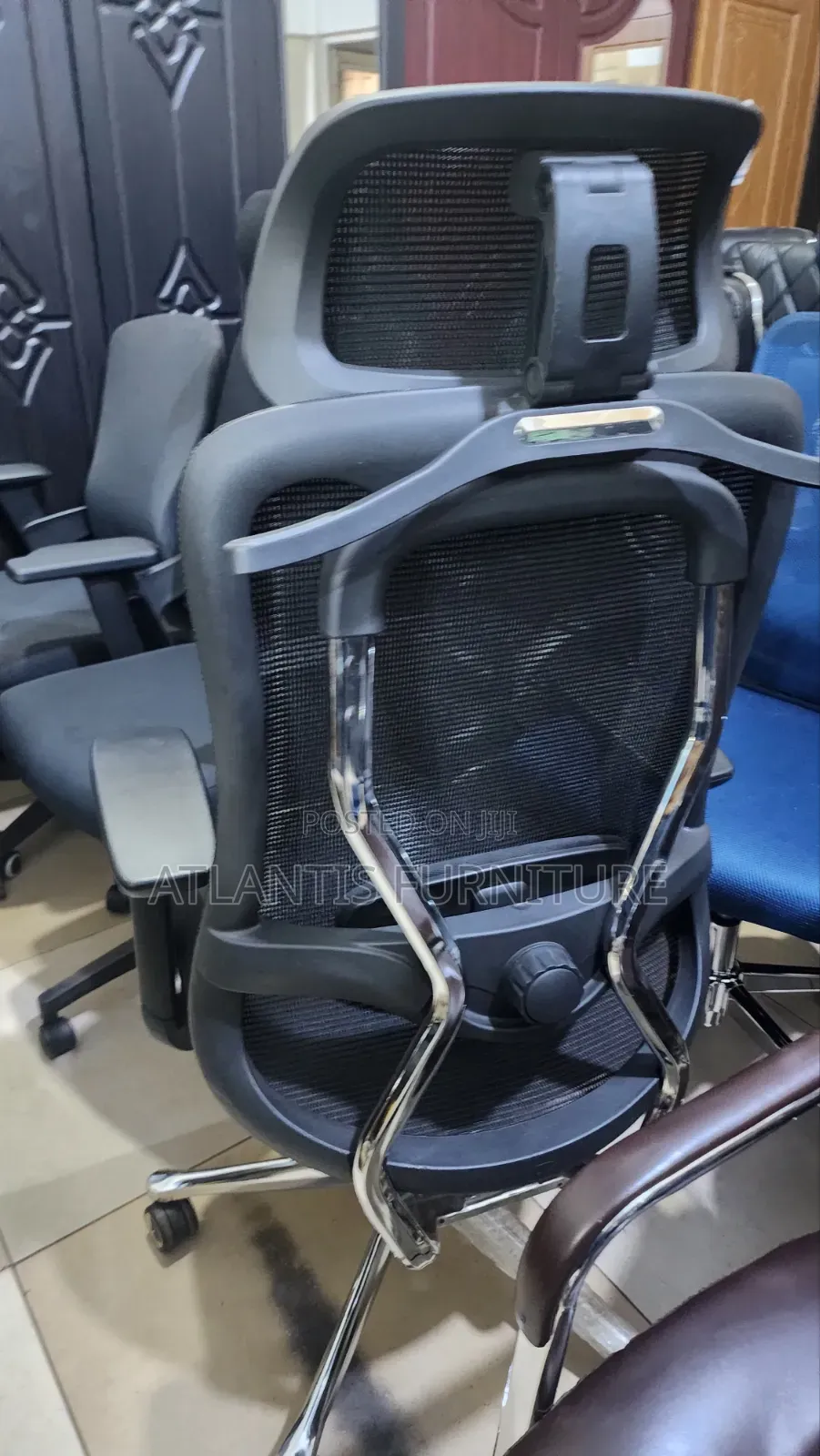 Executive Ergonomic Chair With a Coat Hanger