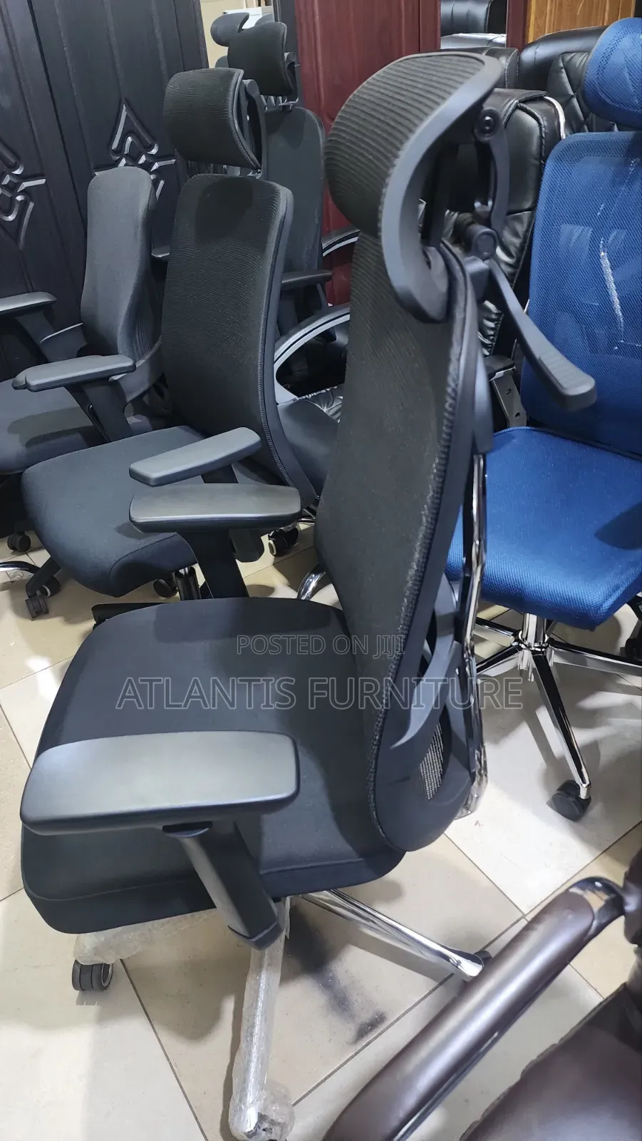 Executive Ergonomic Chair With a Coat Hanger
