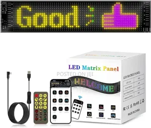 Flexible RGB LED Matrix Panel With App Control, Display USB
