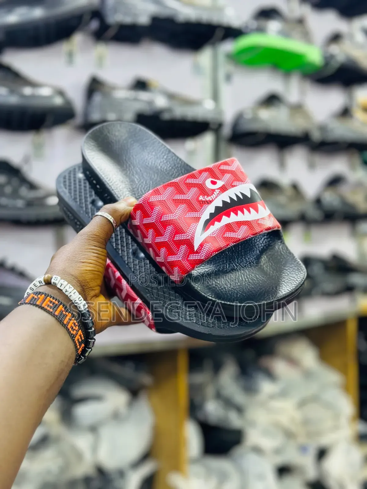 Bathing Ape ABC Camo Slide