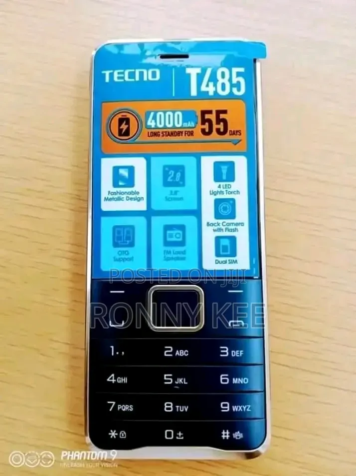 New Tecno T485 Black