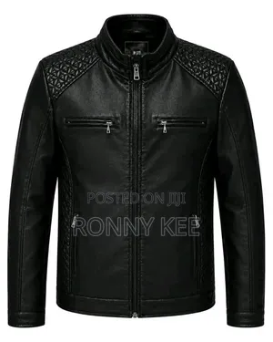 Pure Leather Jackets With Inside Puff