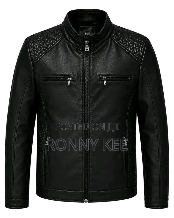 Pure Leather Jackets With Inside Puff