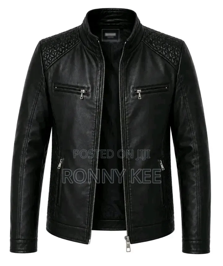 Pure Leather Jackets With Inside Puff