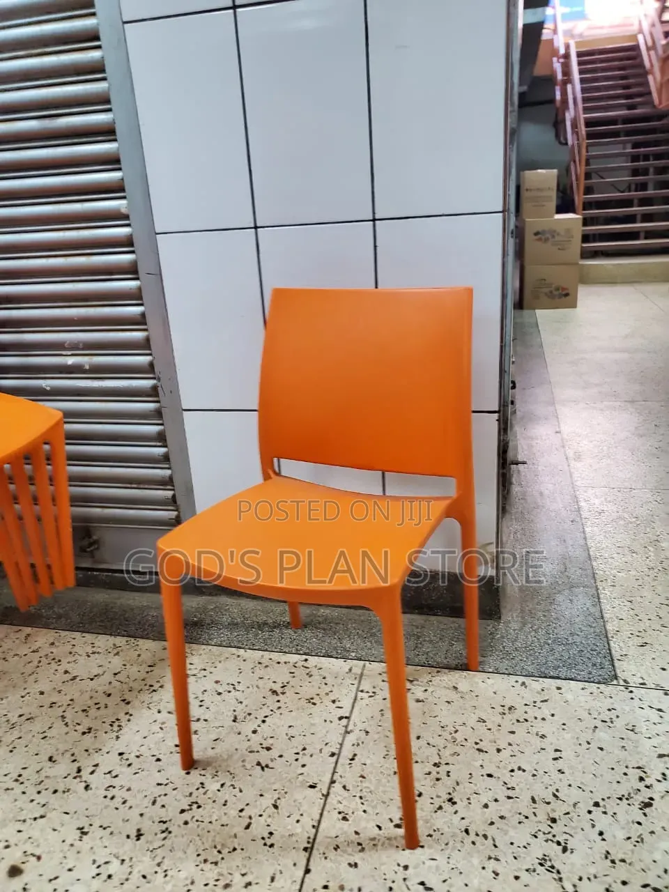 Orange Stackable Plastic Chairs Plastic Chairs High Quality
