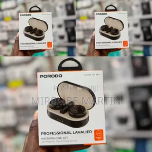Porodo Professional Lavalier Microphone Set