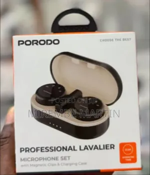 Porodo Professional Lavalier Microphone Set