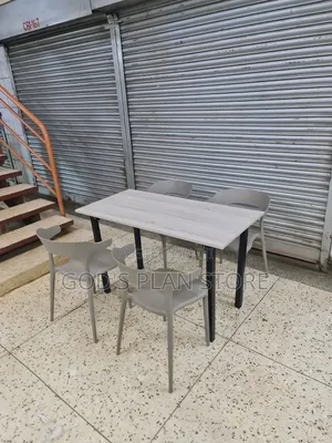 Engornomic Wooden Dining Table and Chairs Foldable Wooden Table