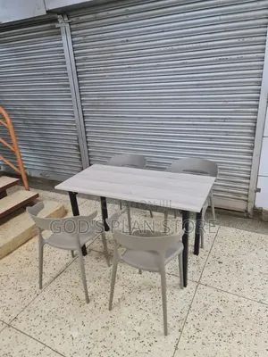 Engornomic Wooden Dining Table and Chairs Foldable Wooden Table