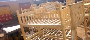 Natural Color 3 by 6 Strong Wooden Bed