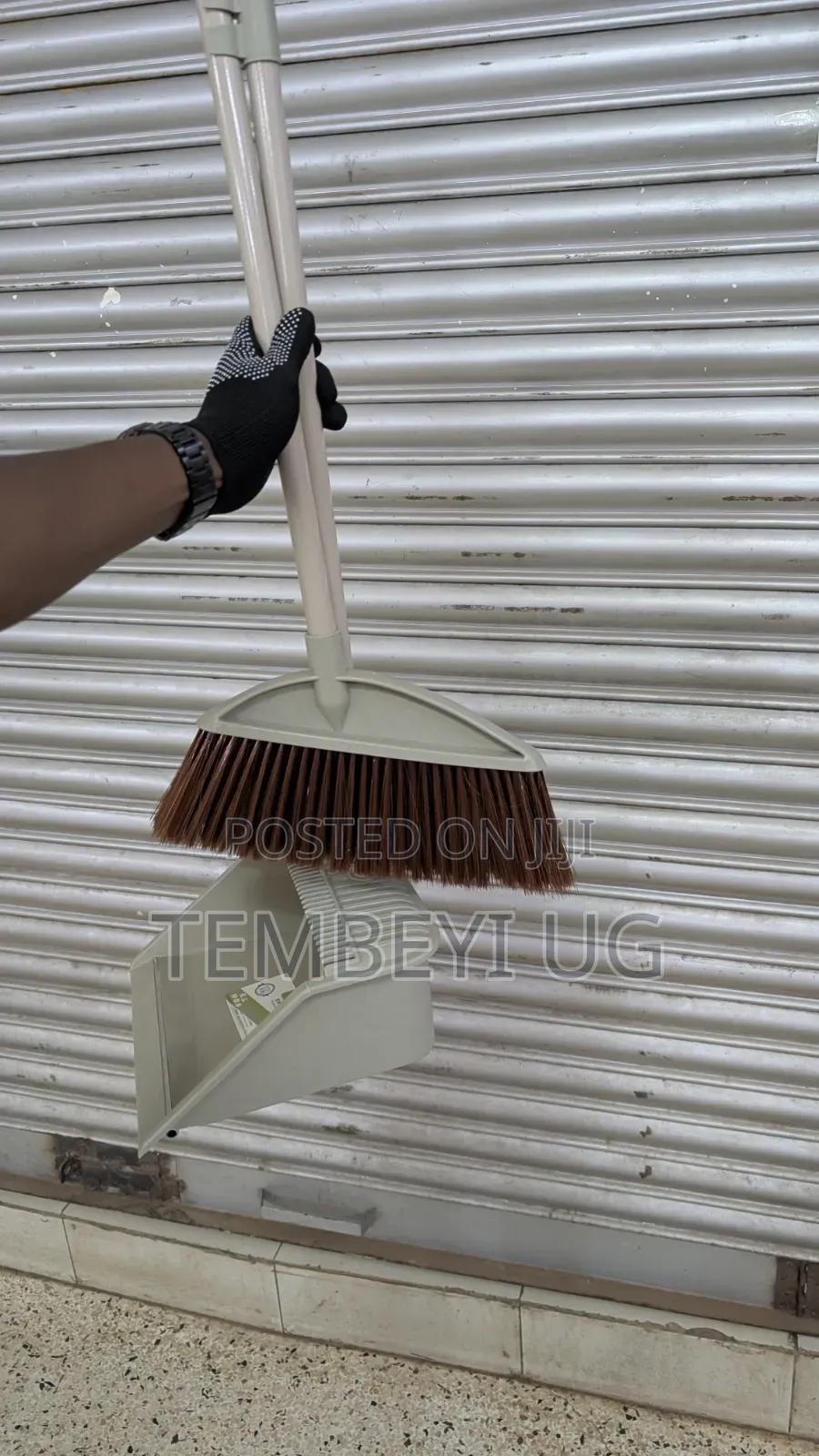 Plastic Broom and Dustpan With Dust Pan,Long Handle Set Home, Office