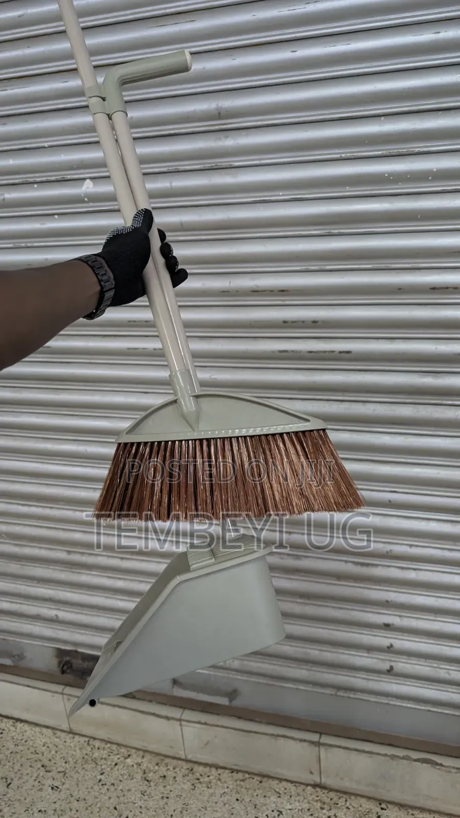 Plastic Broom and Dustpan With Dust Pan,Long Handle Set Home, Office