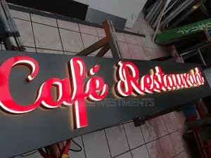 Acrylic 3D Led Light Sign Boards Logos