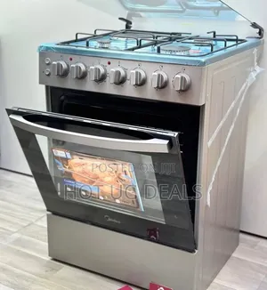 Midea 60x60 3 Gas + 1 Electric Cooker With Turbo Fan Rotisserie