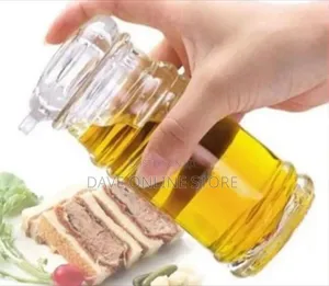 Transparent Acrylic Oil and Vinegar Dispenser Bottle