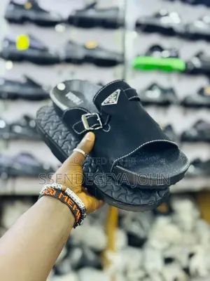 Black Men's Casual Sandals