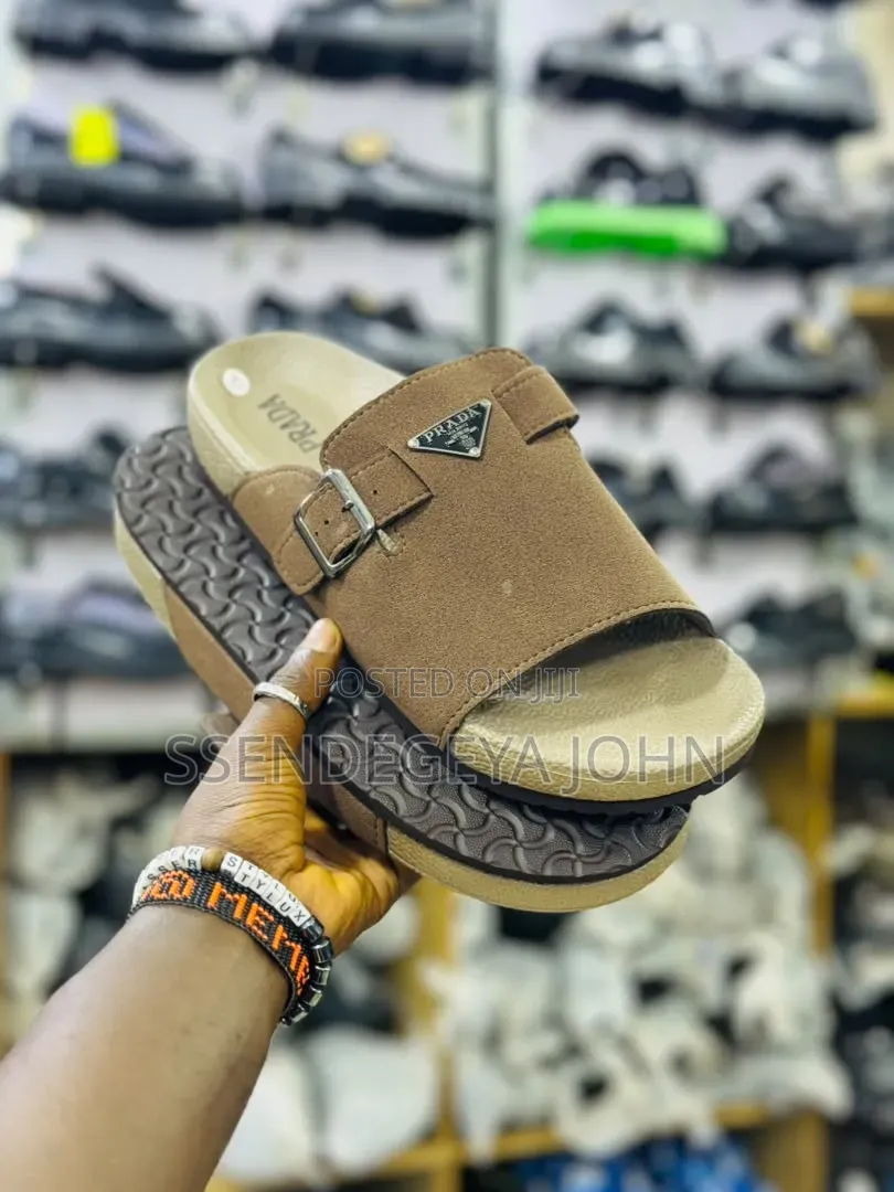 Black Men's Casual Sandals