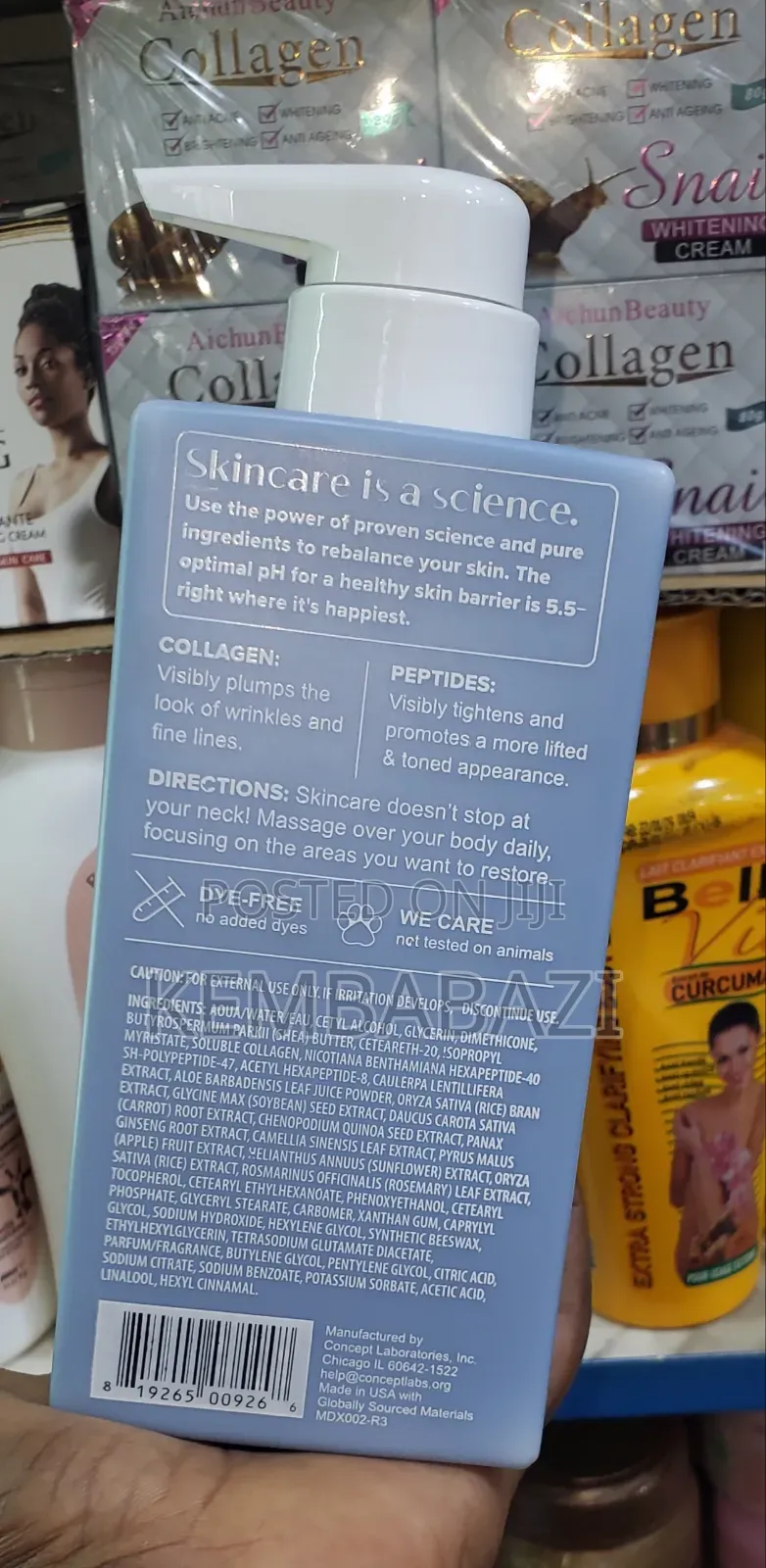 Medix 5.5 Collagen + Peptides Body Treatment Cream.