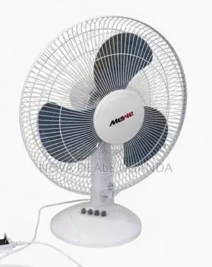 Mewe Desktop/Table Fan With 3 Blades Metallic Oscillating Function