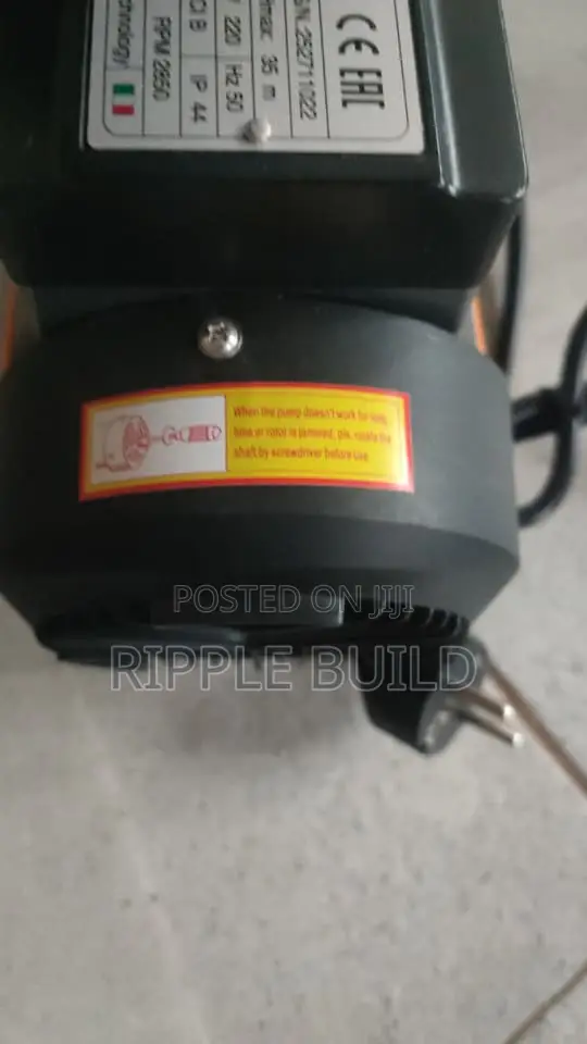 370W Automatic Pressure Water Pump 35m Head 220V