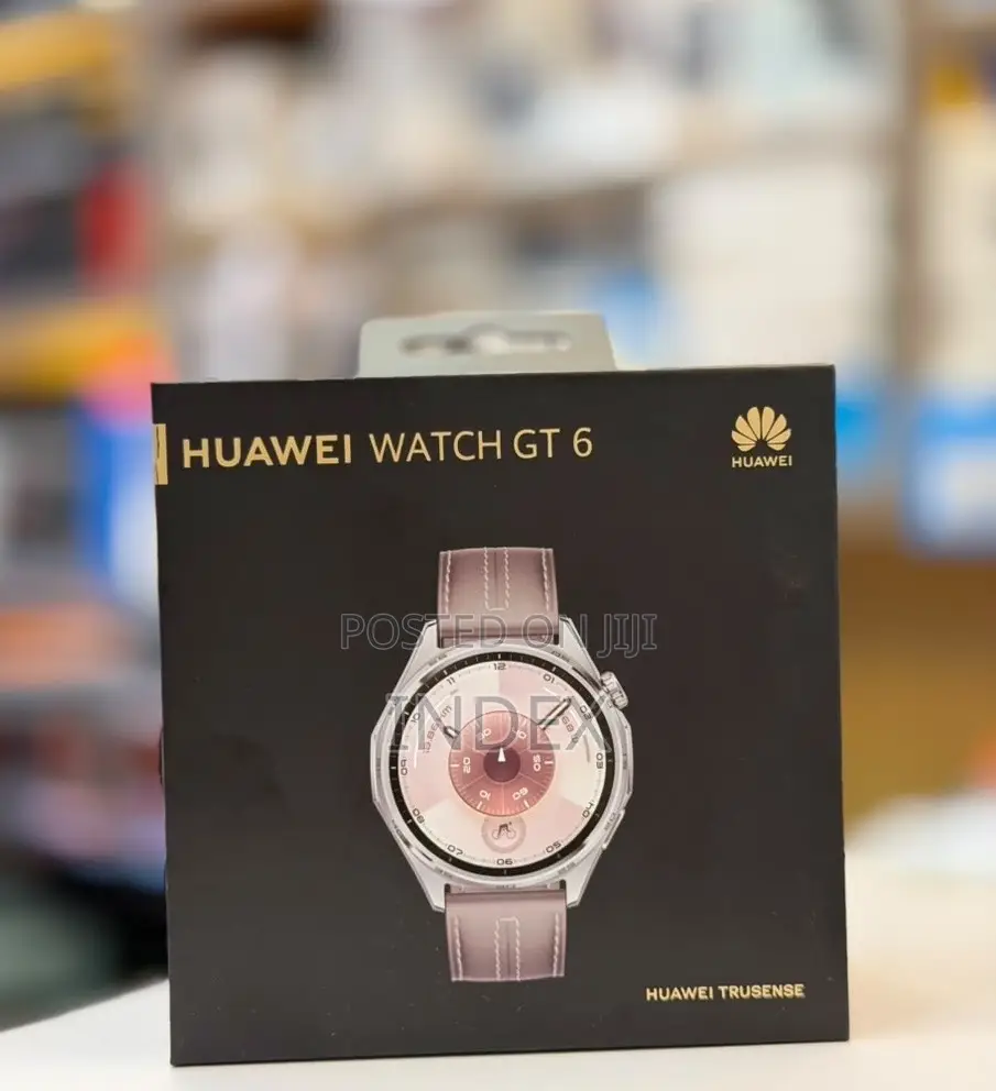 Huawei Watch GT6 Smart Watch 46mm Brown Leather Strap