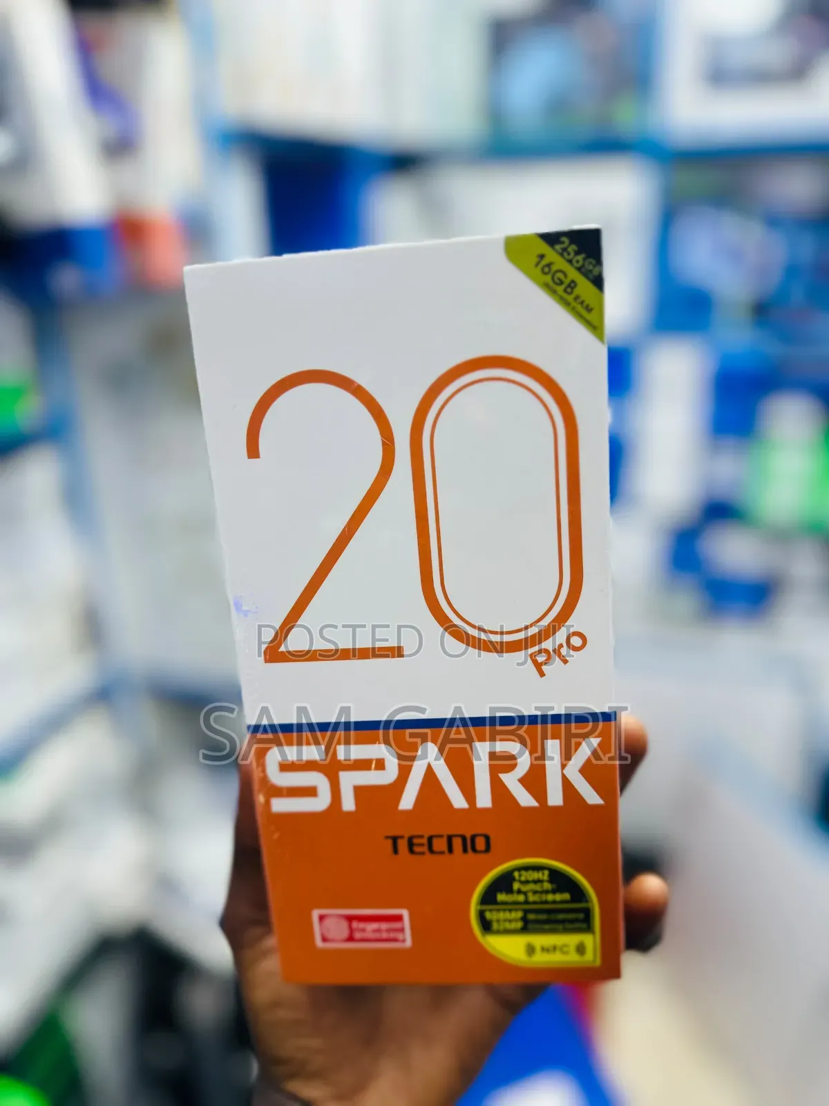 New Tecno Spark 20 Pro 256 GB Black