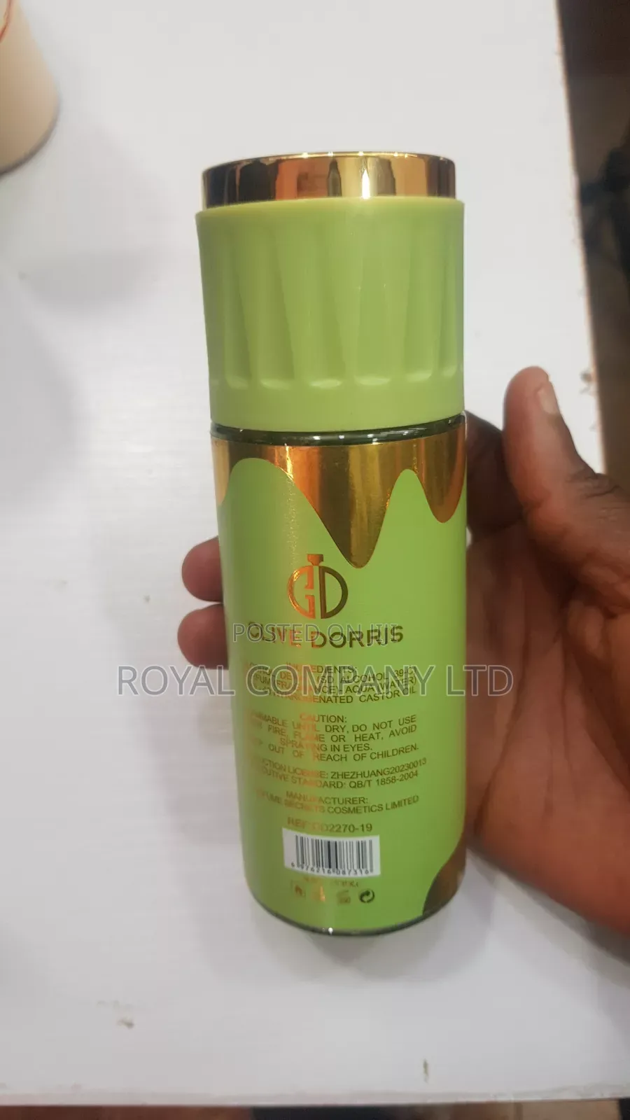 Olive Dorris Perfume 250mls