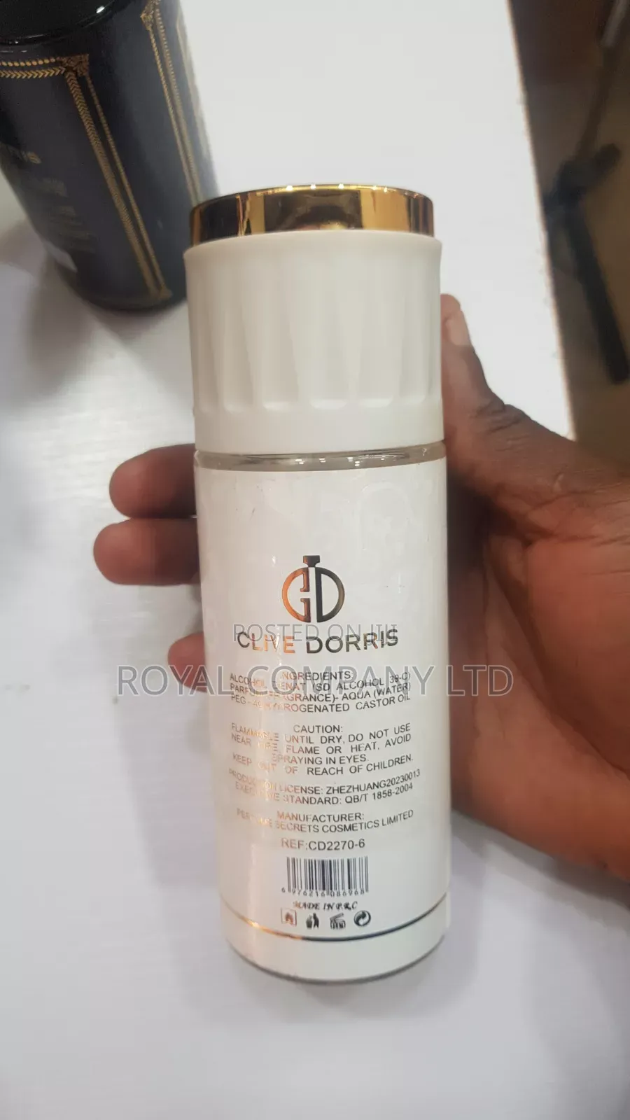 Olive Dorris Perfume 250mls