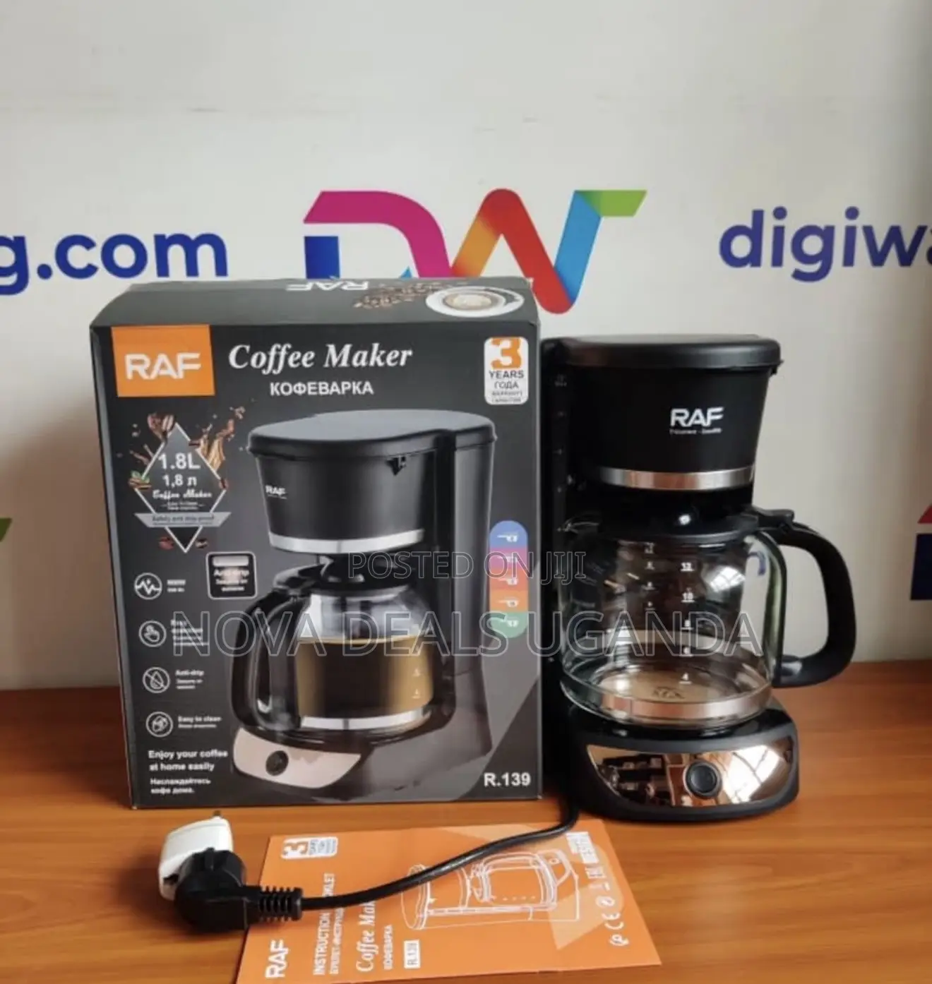 Raf R.139 1.8l Drip Coffee Maker (900w)