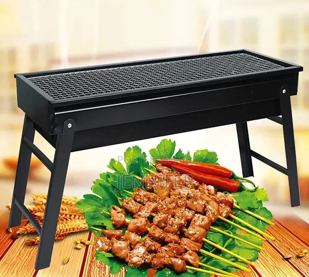 Portable Folding Stainless steelCharcoal Barbecue Grill