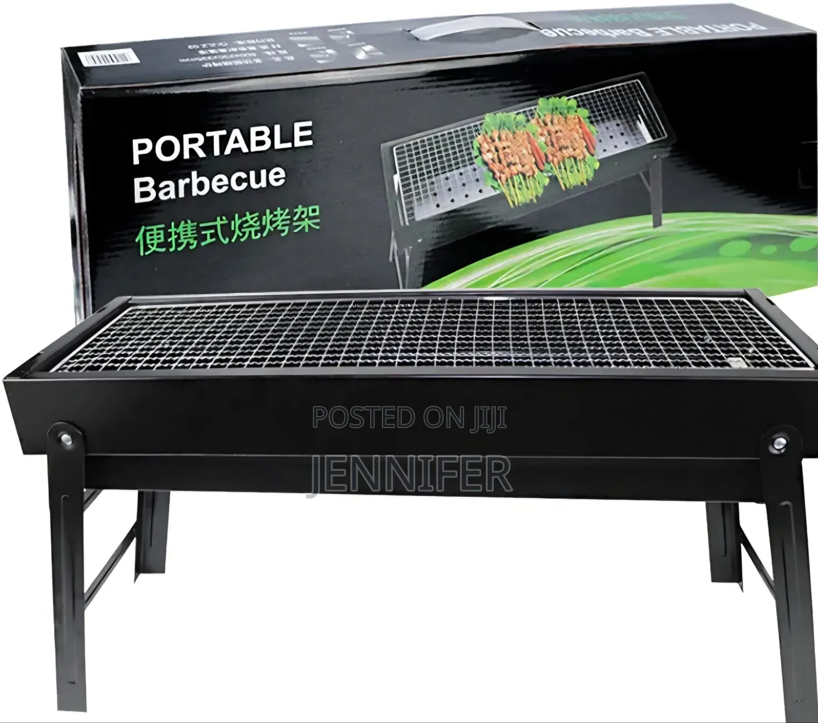 Portable Folding Stainless steelCharcoal Barbecue Grill