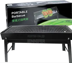 Portable Folding Stainless steelCharcoal Barbecue Grill