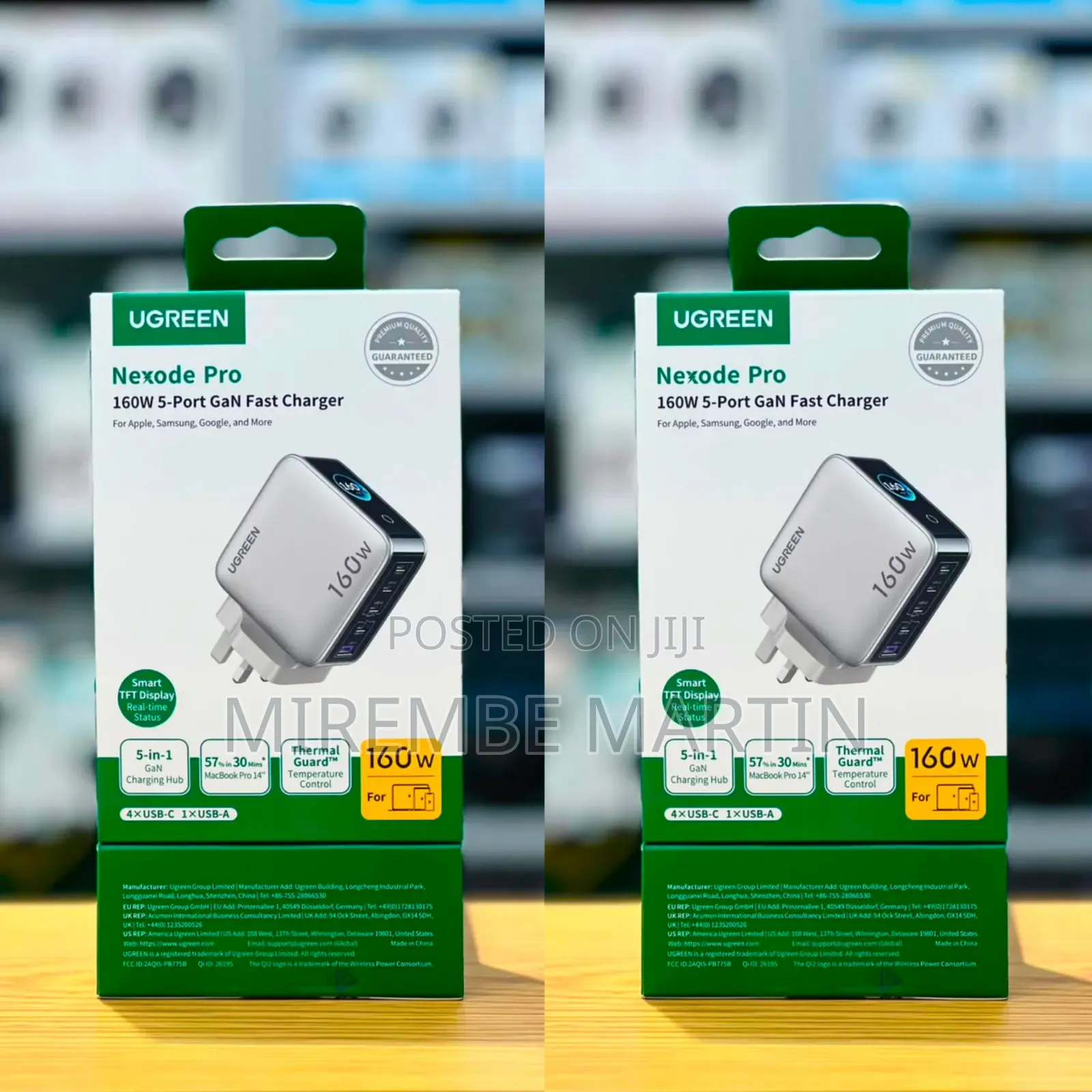 UGREEN Nexode Pro 160W Charger Featuring Five Ports