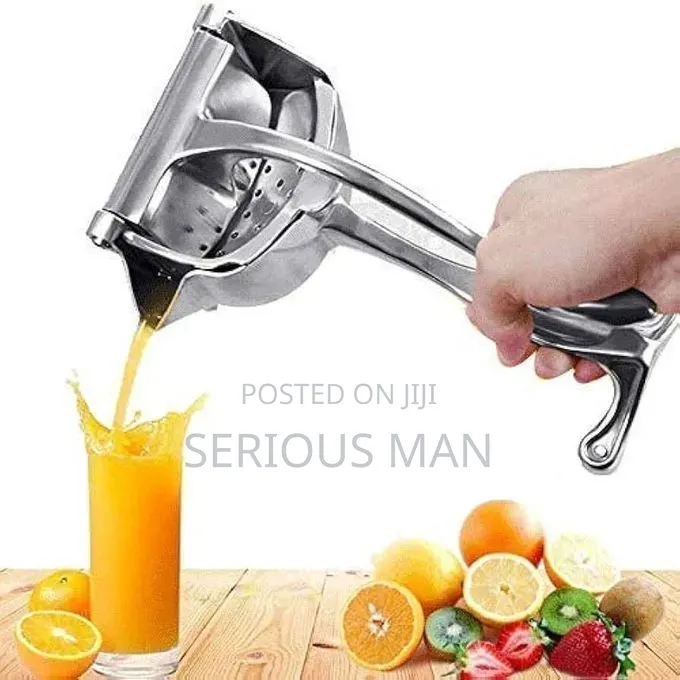 Silver-Colored Manual Fruit Press Juicer